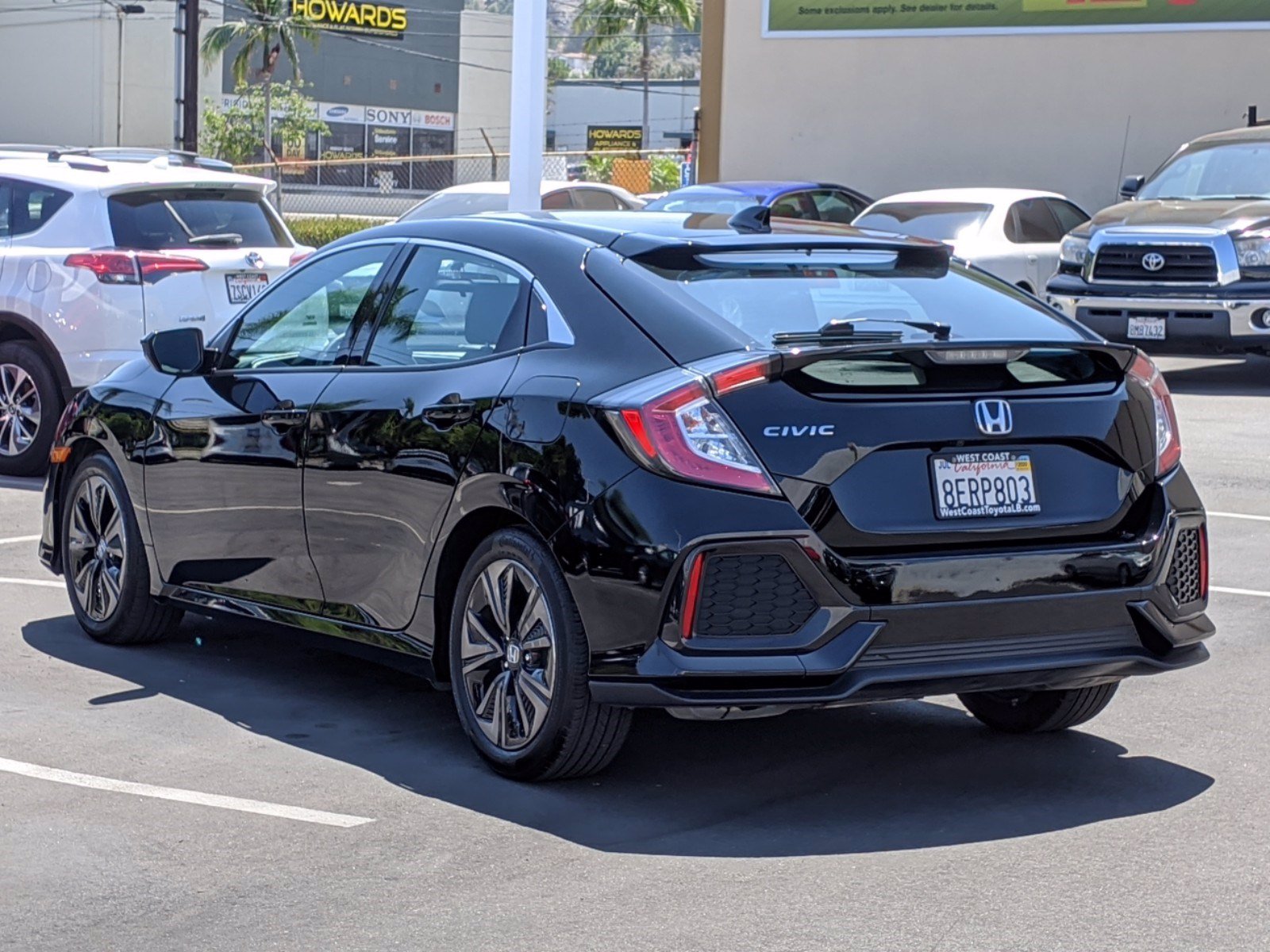 Pre-Owned 2018 Honda Civic Hatchback EX Hatchback in Long Beach #T17408 ...